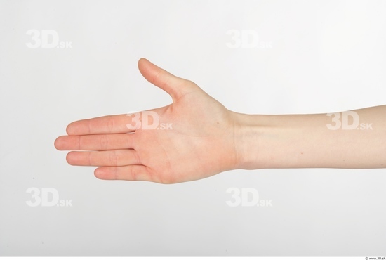 Hand Whole Body Woman Slim Studio photo references