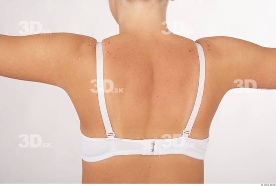 Whole Body Back Woman Underwear Bra Slim Studio photo references