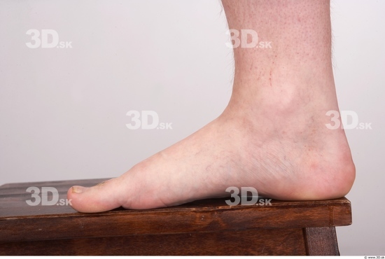 Foot Whole Body Man Nude Average Studio photo references