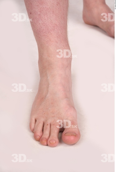 Foot Whole Body Man Nude Average Studio photo references