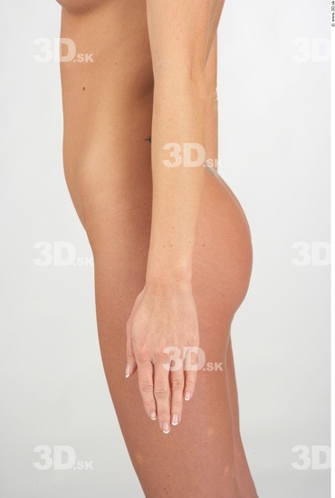 Forearm Whole Body Woman Nude Slim Studio photo references