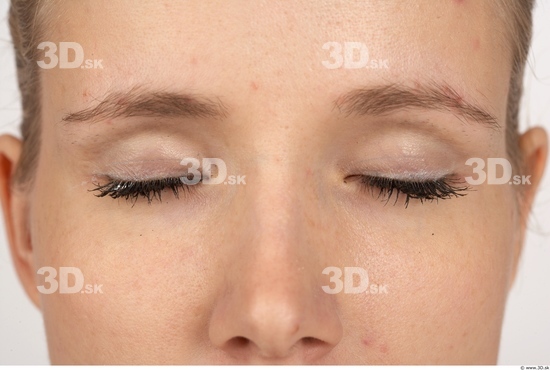 Eye Whole Body Woman Average Studio photo references