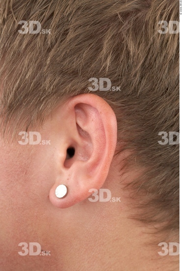 Ear Man White Overweight