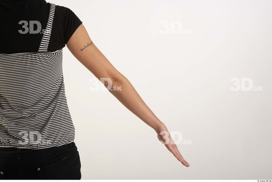 Arm Woman Animation references White Casual T shirt Slim