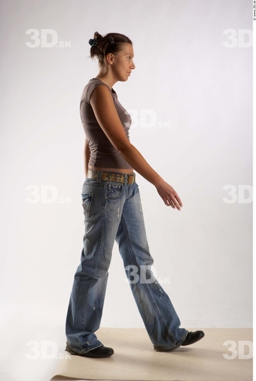 Whole Body Woman Animation references White Casual Average