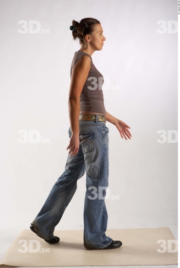 Whole Body Woman Animation references White Casual Average