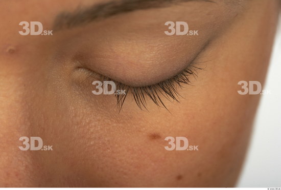 Eye Whole Body Woman Average Studio photo references