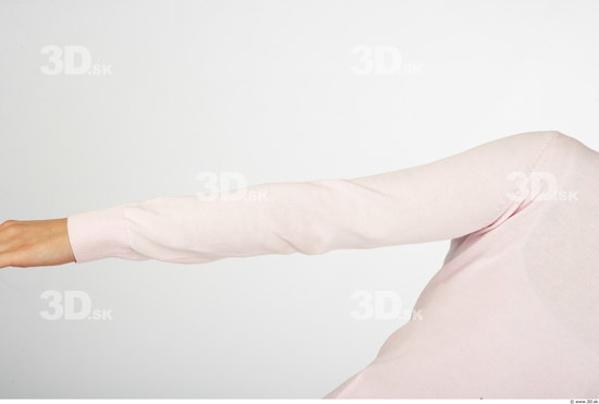 Arm Whole Body Woman Casual Shirt T shirt Average Studio photo references