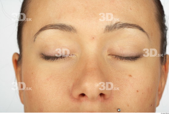 Eye Whole Body Woman Average Studio photo references