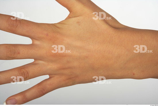 Hand Whole Body Woman Average Studio photo references