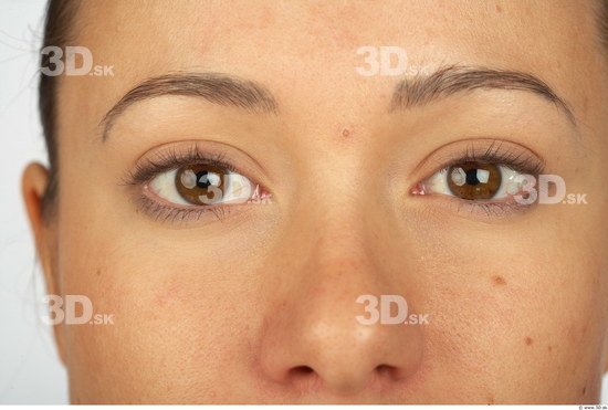 Eye Whole Body Woman Average Studio photo references