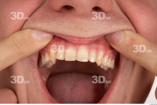 Whole Body Teeth Man Average Studio photo references