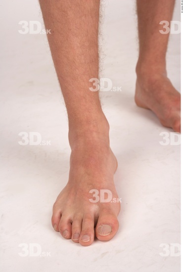 Foot Whole Body Man Nude Average Studio photo references