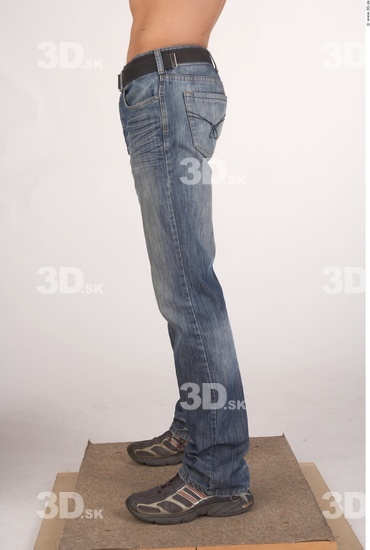 Leg Whole Body Man Casual Jeans Average Studio photo references