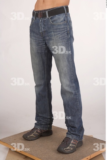 Leg Whole Body Man Casual Jeans Average Studio photo references