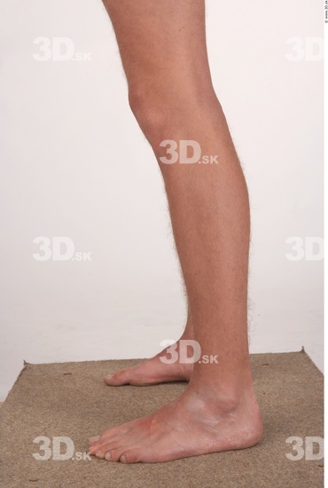 Calf Whole Body Man Nude Average Studio photo references