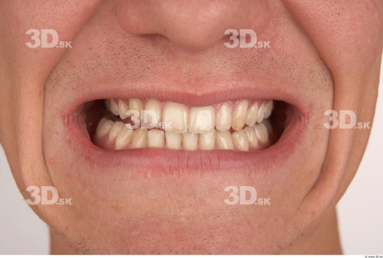 Whole Body Teeth Man Average Studio photo references