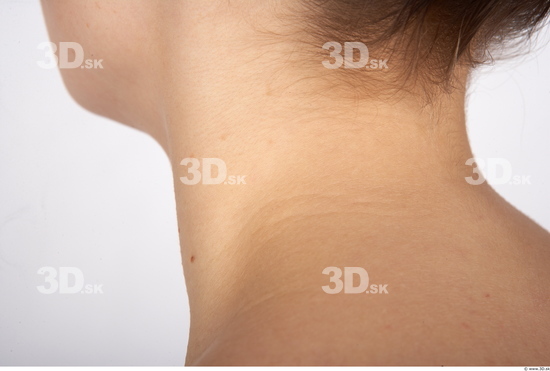 Neck Woman Nude Average Studio photo references