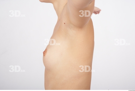 Chest Woman Nude Average Studio photo references