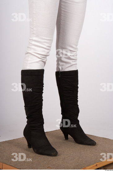 Calf Woman Casual Boot Average Studio photo references