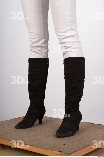 Calf Woman Casual Boot Average Studio photo references