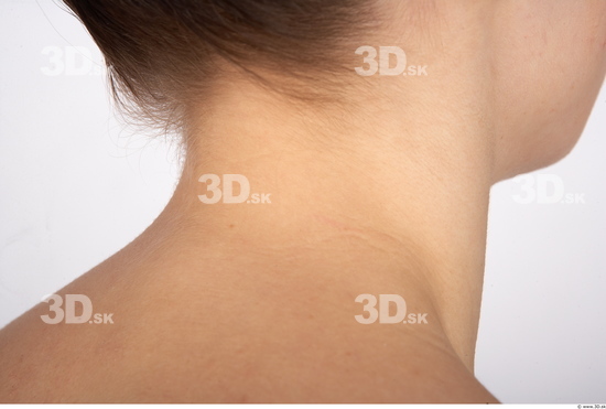 Neck Woman Nude Average Studio photo references