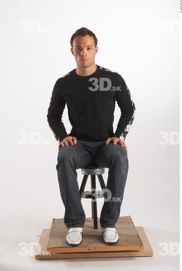 Whole Body Man Artistic poses White Casual Muscular