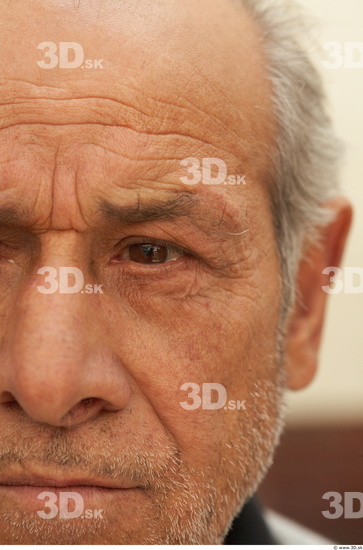 Face Man White Average Wrinkles