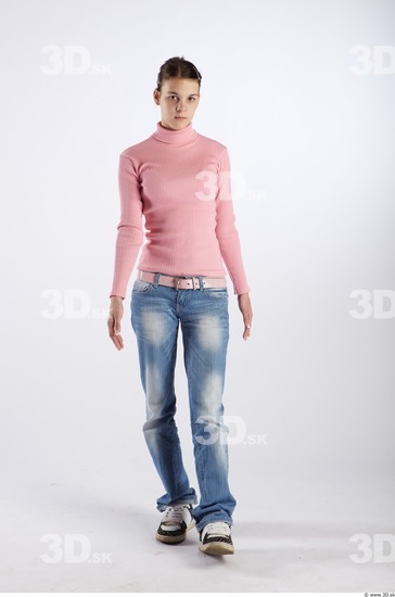 Whole Body Woman Animation references White Casual Slim