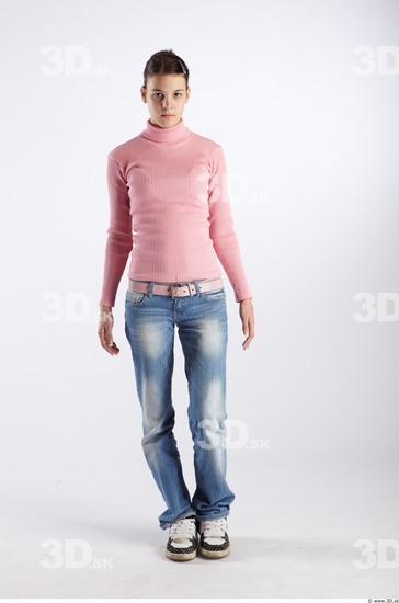 Whole Body Woman Animation references White Casual Slim