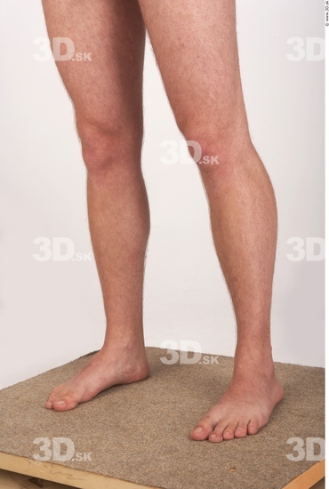 Calf Man Nude Average Studio photo references