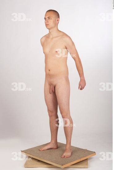 Whole Body Man Animation references Nude Average Studio photo references