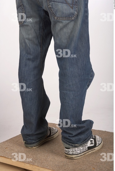 Calf Man Casual Jeans Average Studio photo references