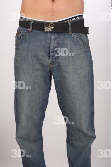 Thigh Man Casual Jeans Average Studio photo references