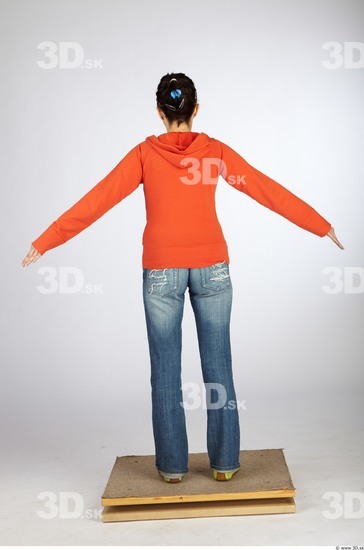 Whole Body Woman Animation references Casual Average Studio photo references