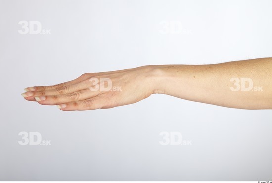 Hand Whole Body Woman Average Studio photo references