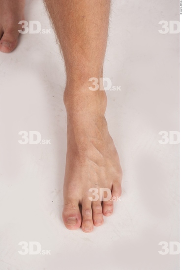 Foot Whole Body Man Animation references Nude Athletic Studio photo references