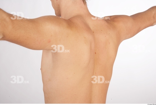 Whole Body Back Man Animation references Nude Athletic Studio photo references