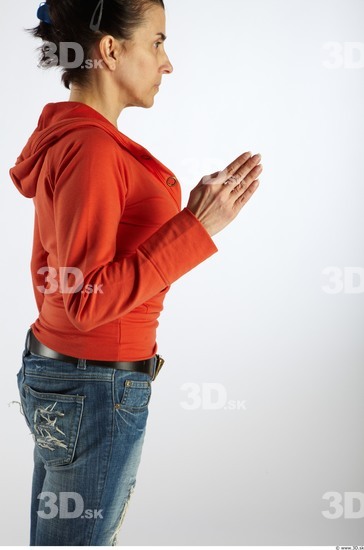 Arm Woman Animation references White Casual Sweatshirt Average