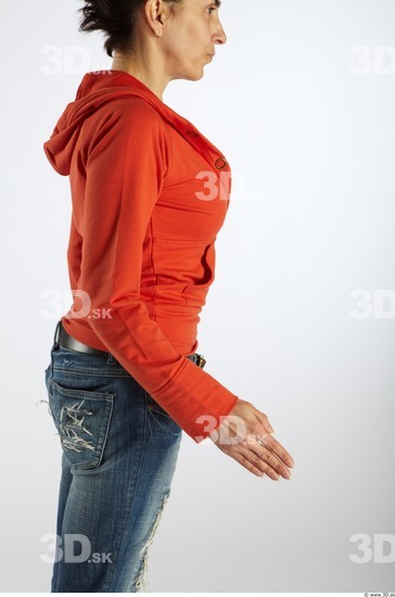 Arm Woman Animation references White Casual Sweatshirt Average