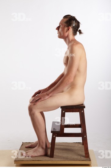Whole Body Man Artistic poses White Nude Muscular