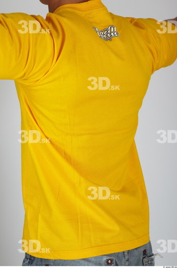 Upper Body Man Casual Shirt T shirt Muscular Studio photo references