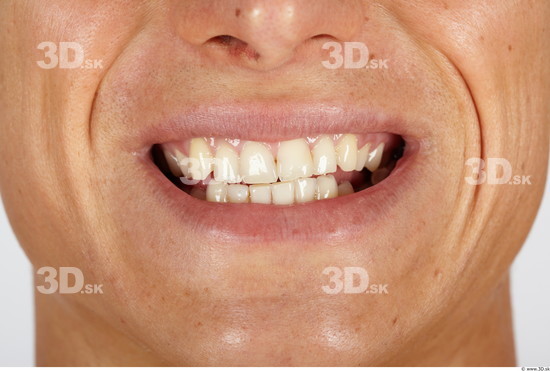 Teeth Man Muscular Studio photo references