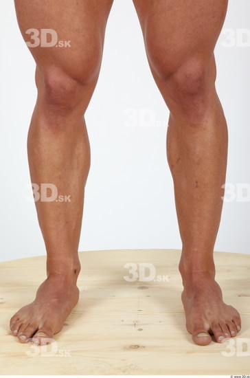 Calf Man Nude Muscular Studio photo references