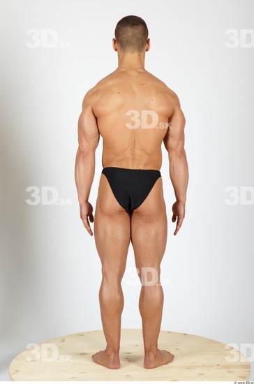 Whole Body Man Animation references Sports Swimsuit Muscular Studio photo references