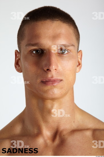 Face Emotions Man White Muscular