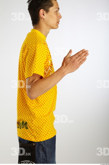 Arm Man Animation references Asian Casual Shirt T shirt Average Studio photo references