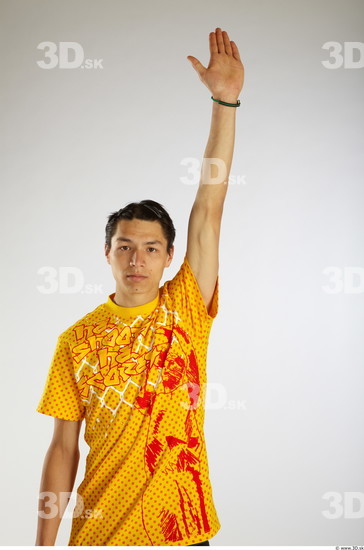 Arm Man Animation references Asian Casual Shirt T shirt Average Studio photo references