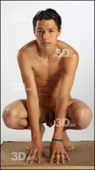 Whole Body Man Asian Nude Average Studio photo references