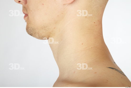 Neck Whole Body Man Animation references Nude Slim Studio photo references